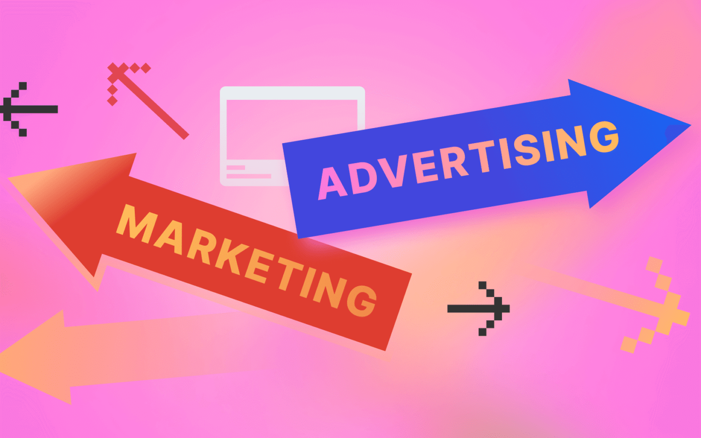 marketing vs advertising difference